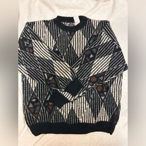 V Neck Grandpa Sweater